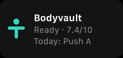 Complication: the Keeper figure with Bodyvault, Ready 7.4 out of 10, today Push A.